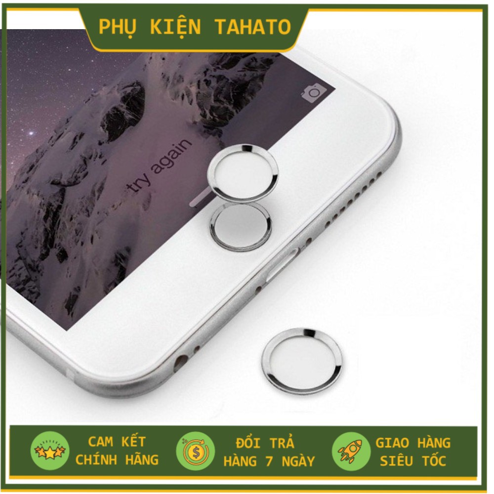 Nút home Iphone giả hỗ trợ vân tay các màu cơ bản - Dùng cùng kính cường lực