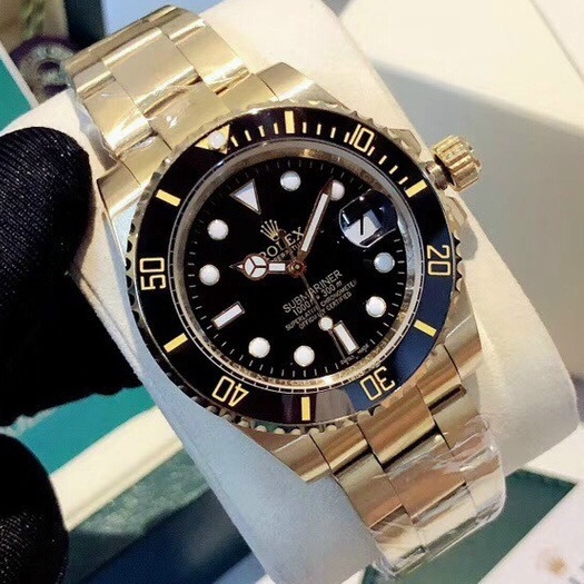 Đồng hồ nam Rolex máy pin vành benzen toạ độ ,kim cọc dạ quang,màu ,thép chống rỉ,size 40mm, bảo hành 24 tháng
