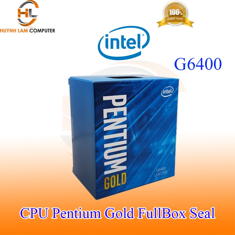 CPU Intel Pentium G6400 4.0GHz 4MB cache socket 1200 chính hãng Viết Sơn phân phối