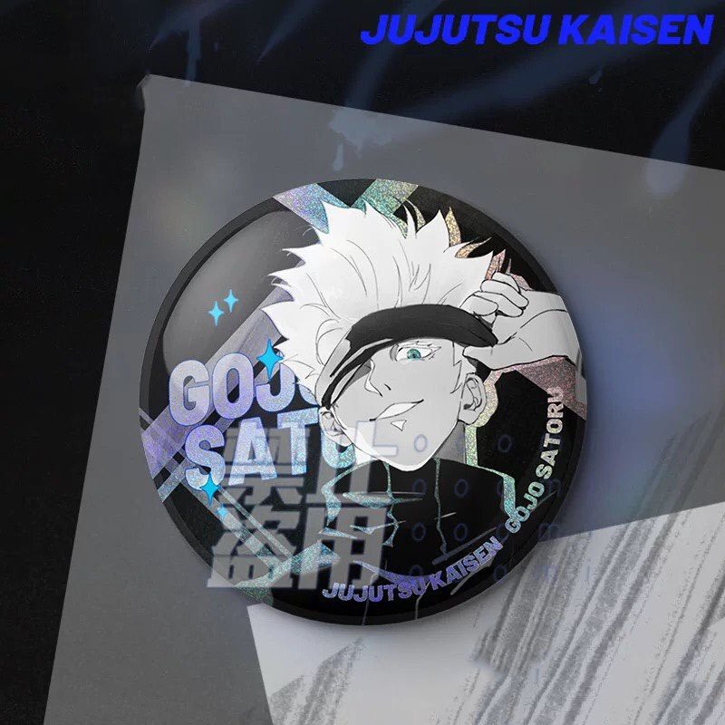 Huy hiệu cài áo IN HÌNH Jujutsu kaisen Chú thuật hồi chiến anime chibi dễ thương tiện lợi m06