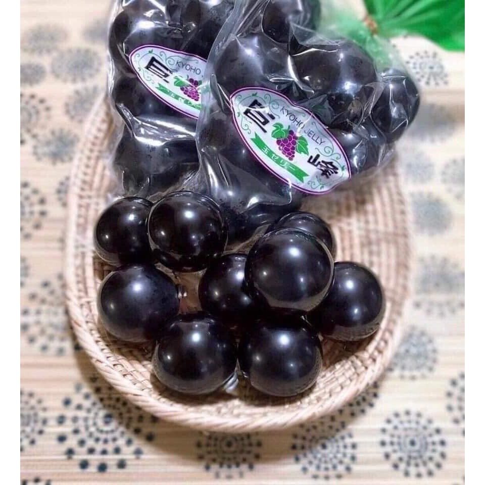 THẠCH NHO Kyoho - THẠCH NỔ NHO KYOHO JELLY NHẬT BẢN -THẠCH NHO ĐEN KYOHO - Thạch nho Kyoho bóng nổ