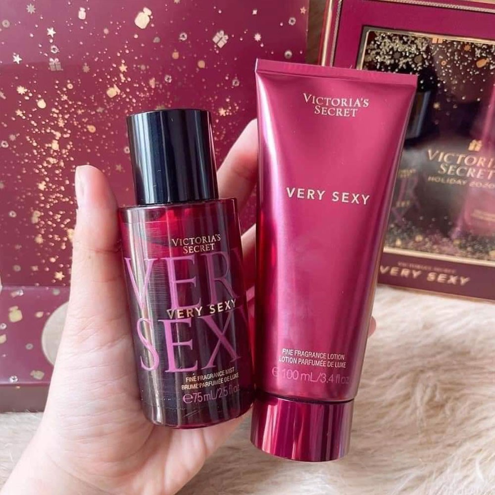 Bộ sản phẩm Victoria's Secret Very Sexy Gift Set Fragrance Mist &amp; Lotion