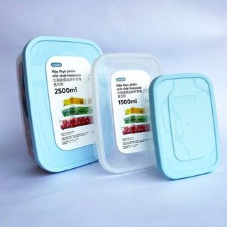 Hộp Đựng Thức Ăn, Hộp Đựng Bảo Quản Thực Phẩm Tủ Lạnh, Lò Vi Sóng HOKKAIDO Inochi (Dạng Chữ Nhật)
