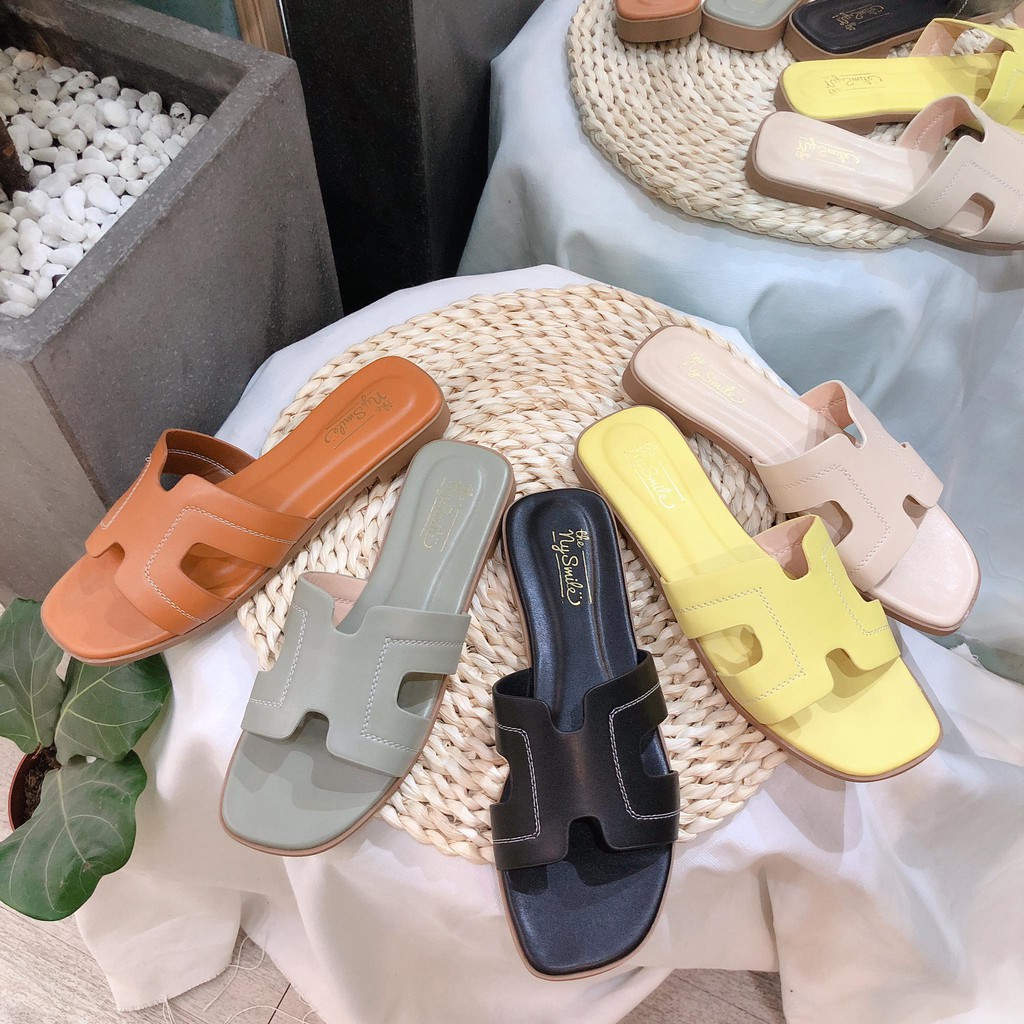 Dép chữ h viền chỉ  FLASH SALE  - THENYSMILE