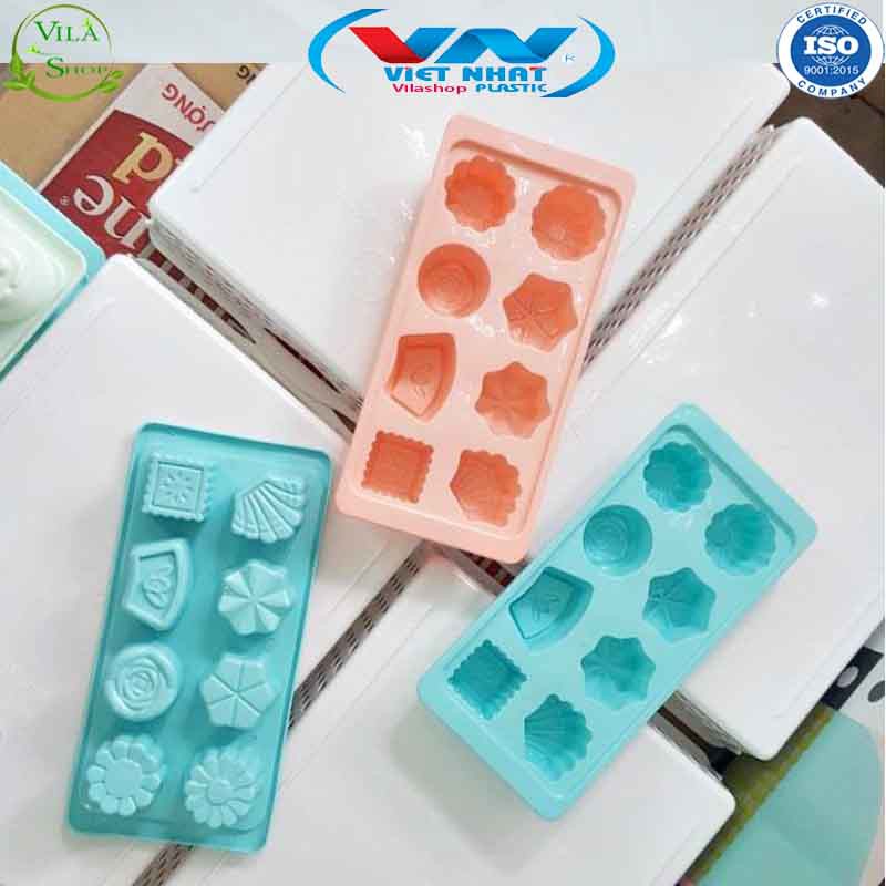 Khay Làm Đá, Khuôn Đá Đa Năng Việt Nhật, Khay 33 Viên Nhựa Pp Nguyên Sinh Dẻo An Toàn Tiện Lợi
