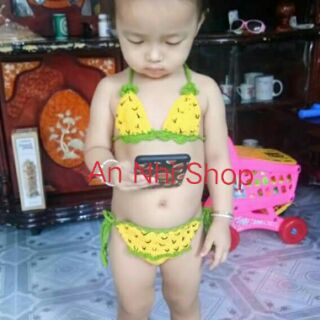 Bikini Trái thơm cho bé có ảnh thật