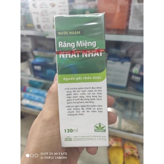 Nước ngậm răng miệng nhất nhất 120ml