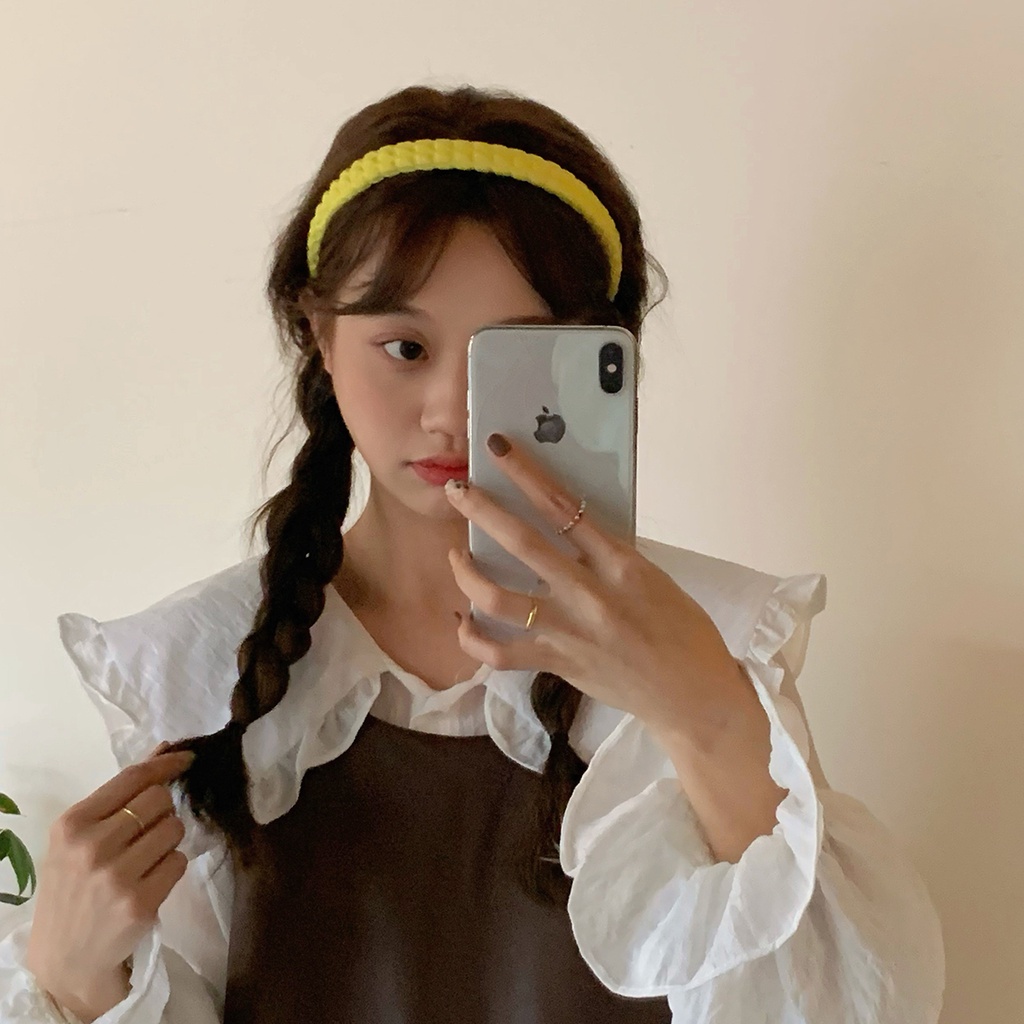 Băng Đô Cài Tóc Màu Kẹo Ngọt Kiểu Dáng Dễ Thương Cho Bé Gái