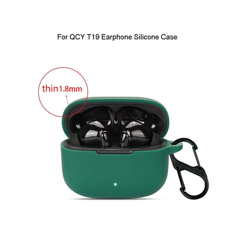 Vỏ Bảo Vệ Hộp Sạc Tai Nghe QCYT19 Bằng Xốp Mềm Chống Bụi Bẩn Chống Sốc Có Thể Giặt Sạch