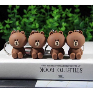 Móc khoá gấu Brown, Móc treo cặp sách,cute hàng chuẩn