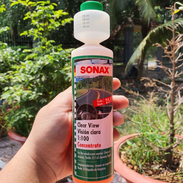 Nước Rửa Kính ÔTÔ Sonax Clear 1:100 ( Chai Màu Trắng )