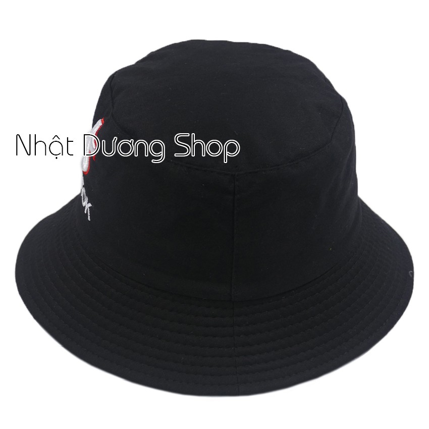 Mũ bucket đẹp 1 mặt, mũ tai bèo nam nữ  vành nhỏ, nón bucket với chất liệu cotton thoáng mát