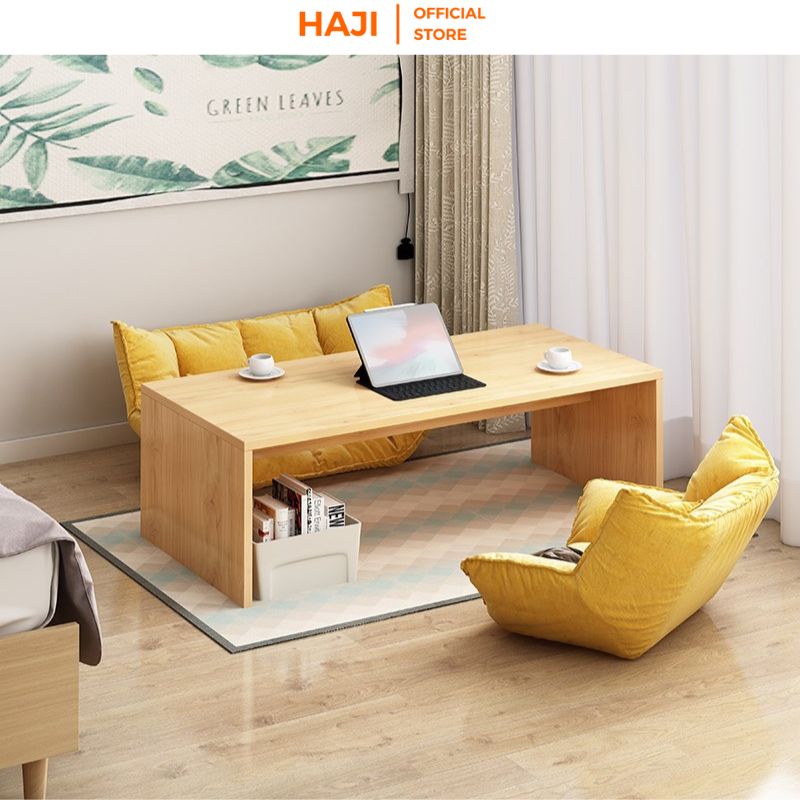 Bàn làm việc ngồi bệt đa năng chống gù lưng hiệu quả, Bàn đa năng HAJI dùng làm bàn trà bàn trang điểm cực tiện lợi A147