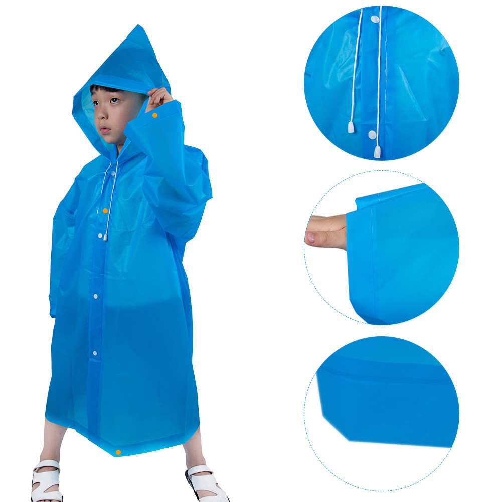 Áo Mưa Trong Suốt Cho Bé Trai Bé Gái