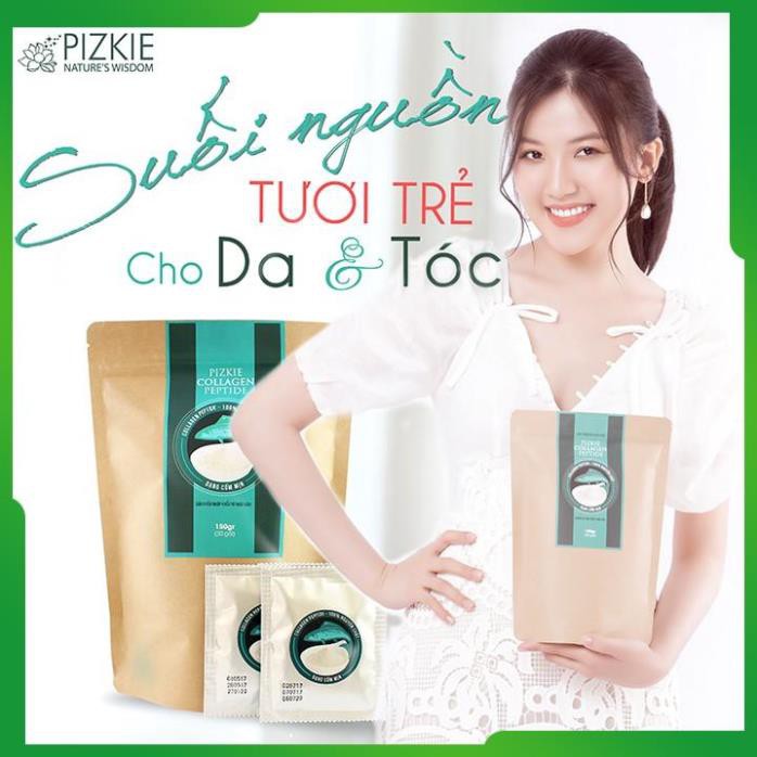 Collagen Cá Hồi - Pizkie Collagen Peptide - 100% chiết xuất từ cá hồi nhập khẩu từ Nhật Bản