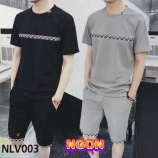 Bộ mặc nhà nam phong cách thể thao