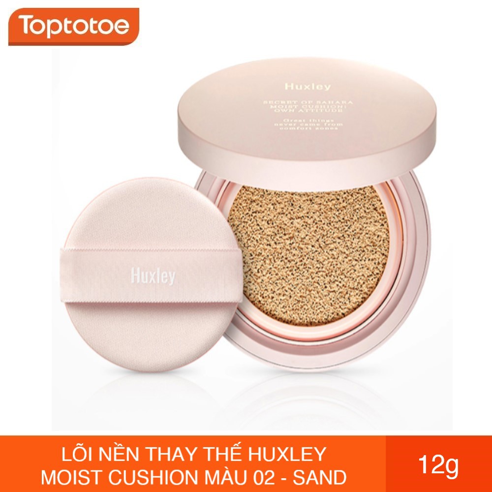 Lõi Phấn Thay Thế Huxley Moist Cushion Own Attitude SPF24 PA++ 12g No.2 Sand Refill