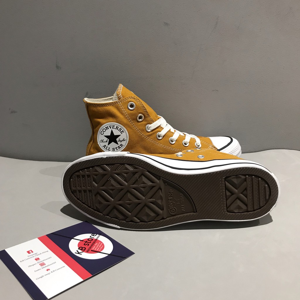 Giày Converse classic cổ cao vàng cam chính hãng