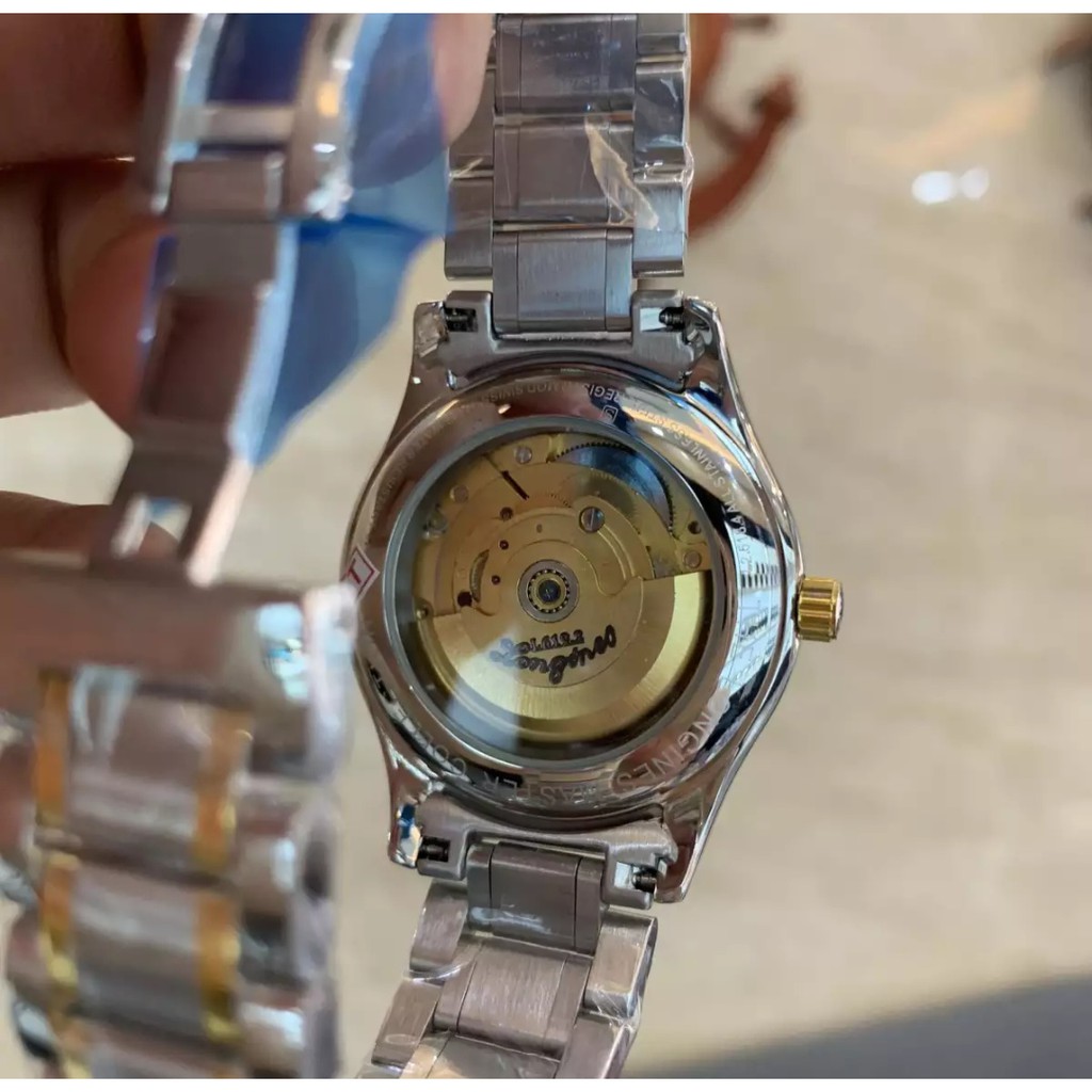 ĐỒNG HỒ NAM L-AU84 AUTOMATIC VÀNG TRẮNG SỐ LA MÃ + THẺ BẢO HÀNH