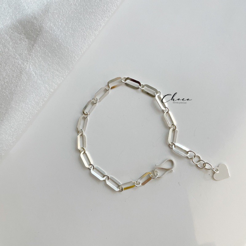 Vòng tay xích bạc Choco Jewelry