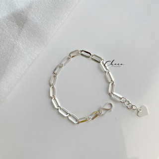 Vòng tay xích bạc Choco Jewelry