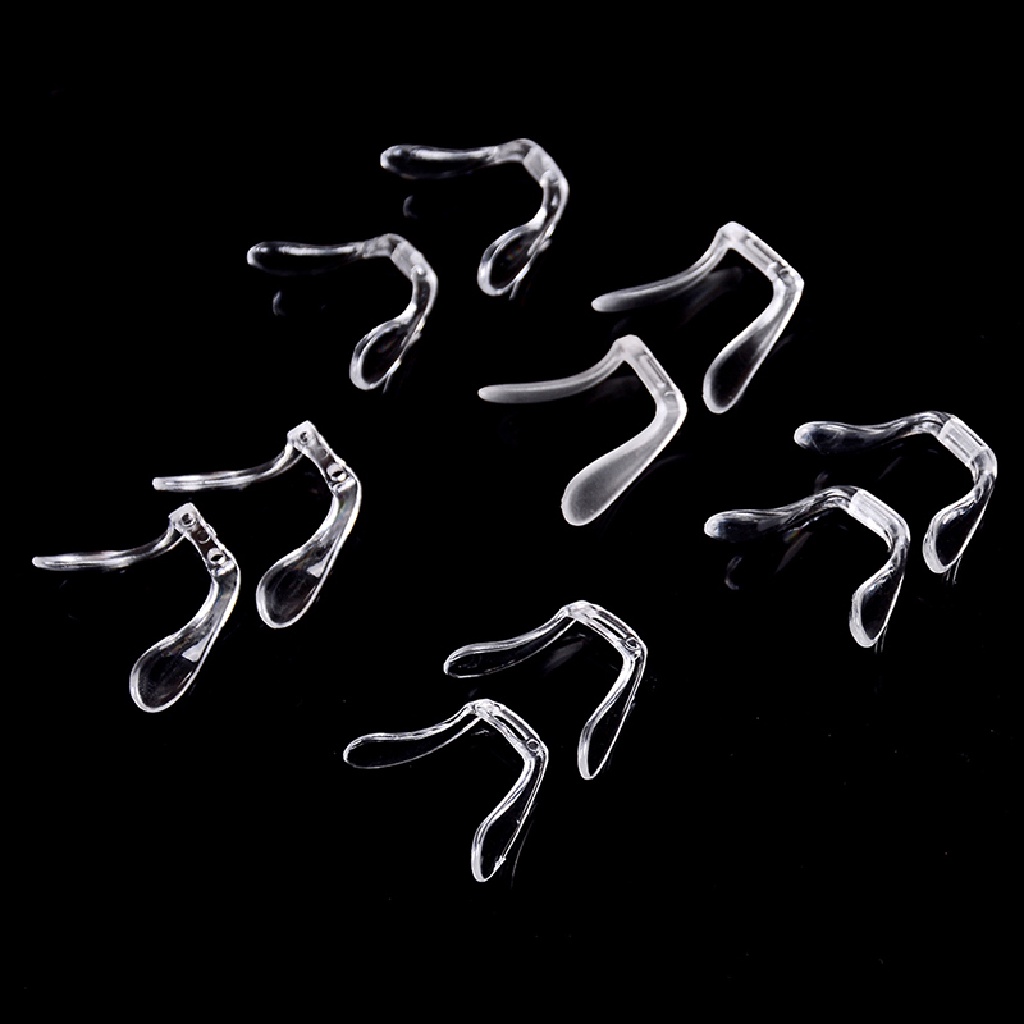 Set 2 Miếng Đệm Mũi Bằng Nhựa Pvc Chống Trượt Cho Mắt Kính