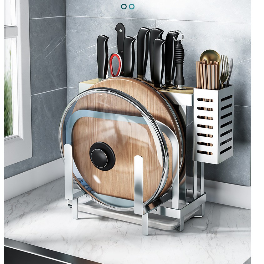 Kệ Dao Thớt Thép, Inox Kava, Đồ Dùng Bếp | BigBuy360 - bigbuy360.vn