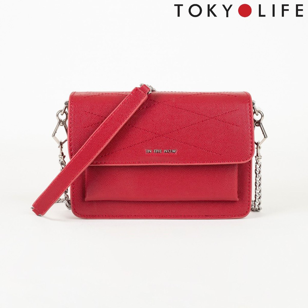 Túi nữ đeo chéo TOKYOLIFE In the Now nhiều ngăn, quai xích tiện dụng E9BAG015F