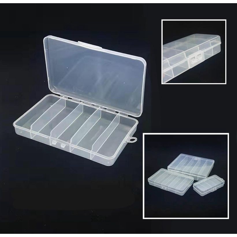 Hộp Đựng Phụ Kiện Câu Cá 5 Ngăn Tiện Dụng