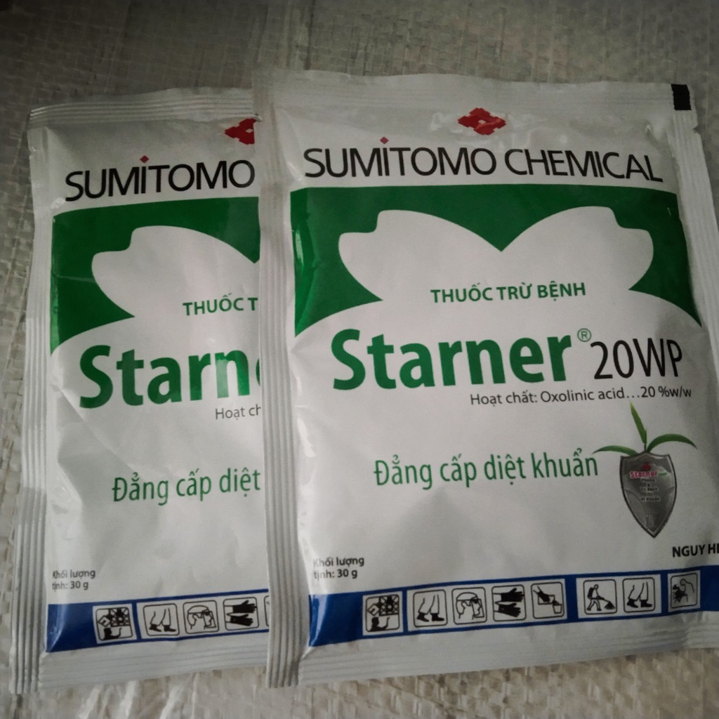 Thuốc đặc trị vi khuẩn, thối nhũn trên lan Starner 20WP 30gram