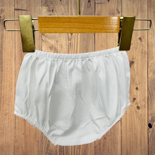 Quần chip trắng bận đầm cho bé gái thun cotton 100%