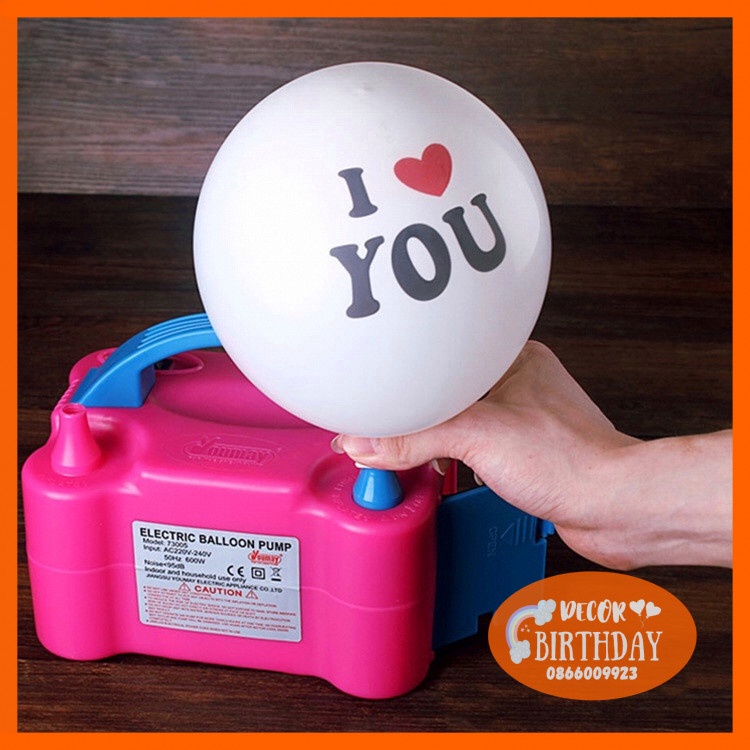 Bơm Bóng Bay Điện NHANH, BỀN Bơm Bóng Bay Trang Trí Sự Kiện, Sinh Nhật, Tiệc Cưới, Lễ Hội