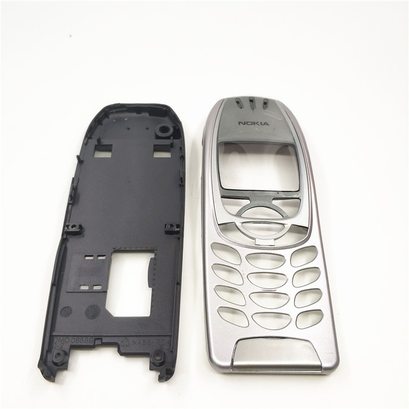 New For Nokia 6310 Cover Housing Battery Door Middle Frame Front Bezel Replace Part NO Phone Keyboard
