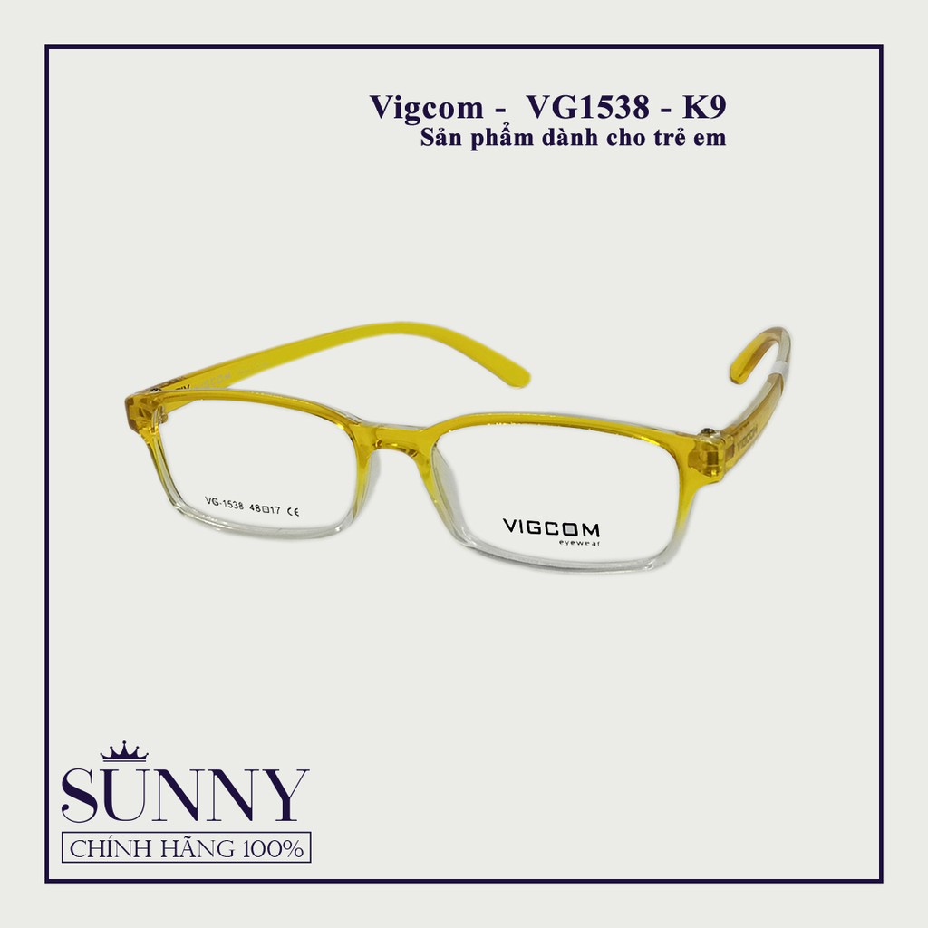 [Mã FARSBR241 giảm 15k đơn 0đ] Gọng kính em bé, thương hiệu Vigcom chính hãng Korea, bảo hành vĩnh viễn - VG1538