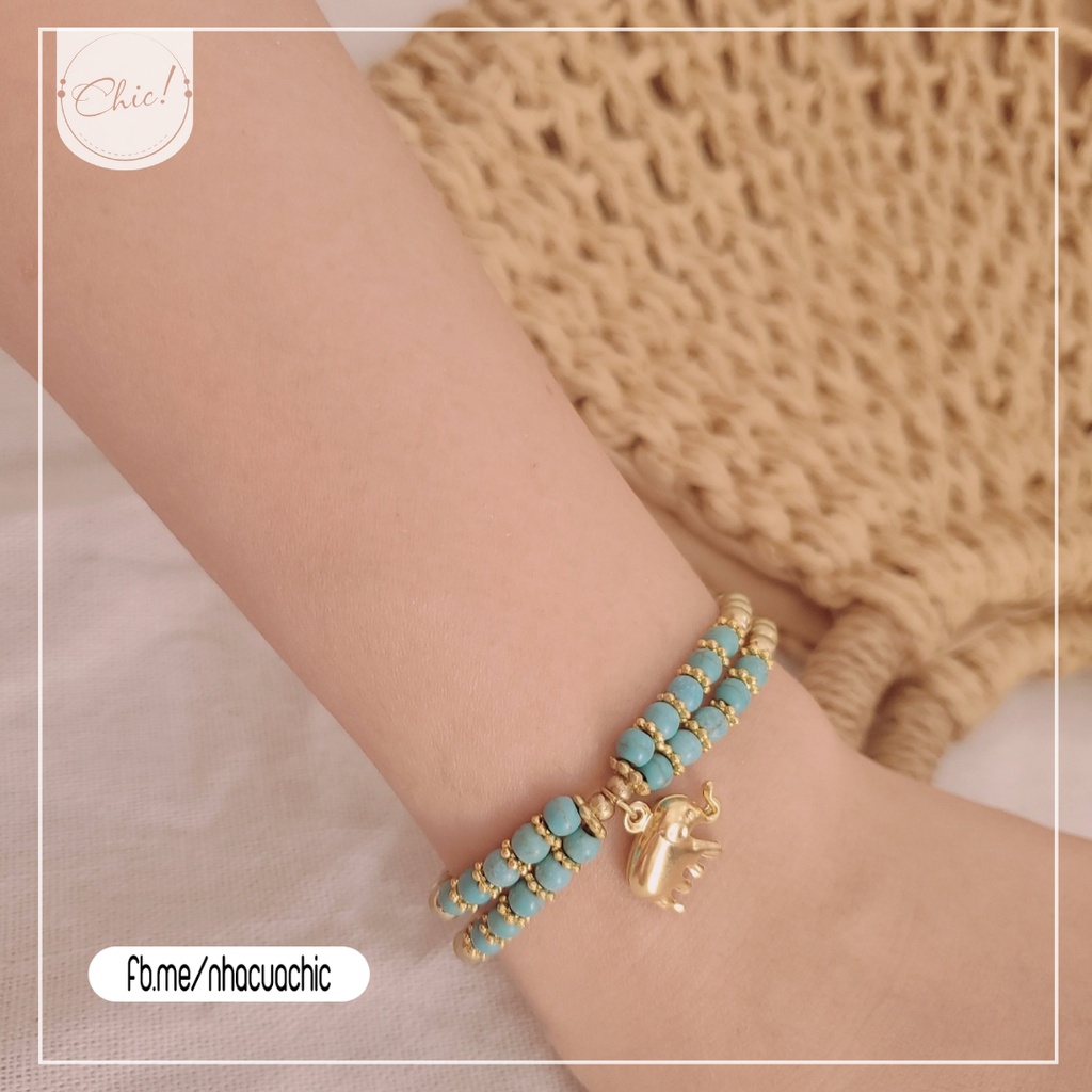 Vòng tay boho - hình voi