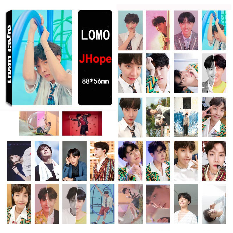 Hộp ảnh Lomo card BTS 5x8 Love Yourself: Answer JHope album ảnh idol thần tượng Hàn Quốc