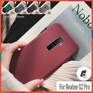 Ốp điện thoại mềm mỏng mặt nhám bảo vệ toàn diện cho Realme X2 Pro