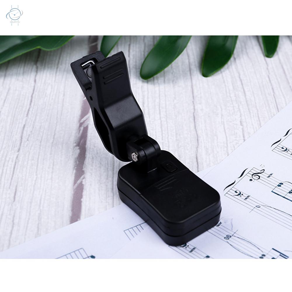 ♫Portable Mini LCD Display Chromatic Clip-On Tuner for Acoustic Guitar Bass Violin Ukulele Musical Instrument Organ Stop