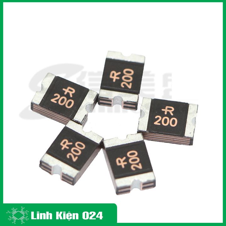 Cầu chì dán 1812 8V 2A, cầu chì tự phục hồi SMD bảo vệ quá dòng