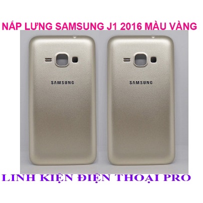 NẮP LƯNG SAMSUNG J1 2016 MÀU VÀNG