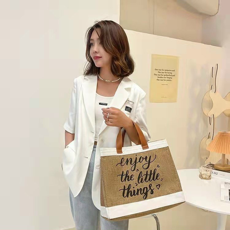 [TÚI NỮ] Túi cói túi tote mini đi biển nữ đẹp đi chơi thời trang dễ thương cute cá tính phong cách Vintage - #TŨICOI