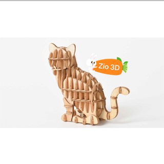 Mô hình lắp ráp gỗ 3D Con Mèo