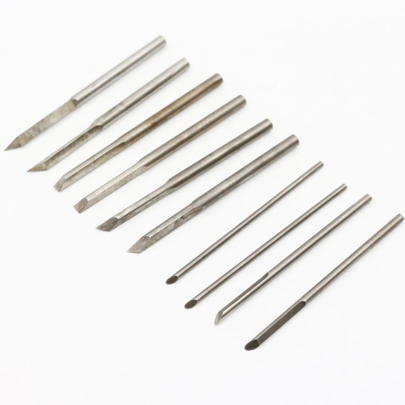 Bộ 10 Lưỡi Dao Khắc Bằng Thép Tốc Độ Cao