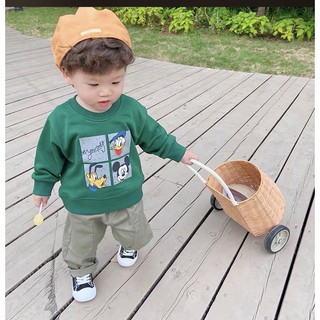 ÁO ĐÔI MẸ VÀ BÉ MICKEY XANH