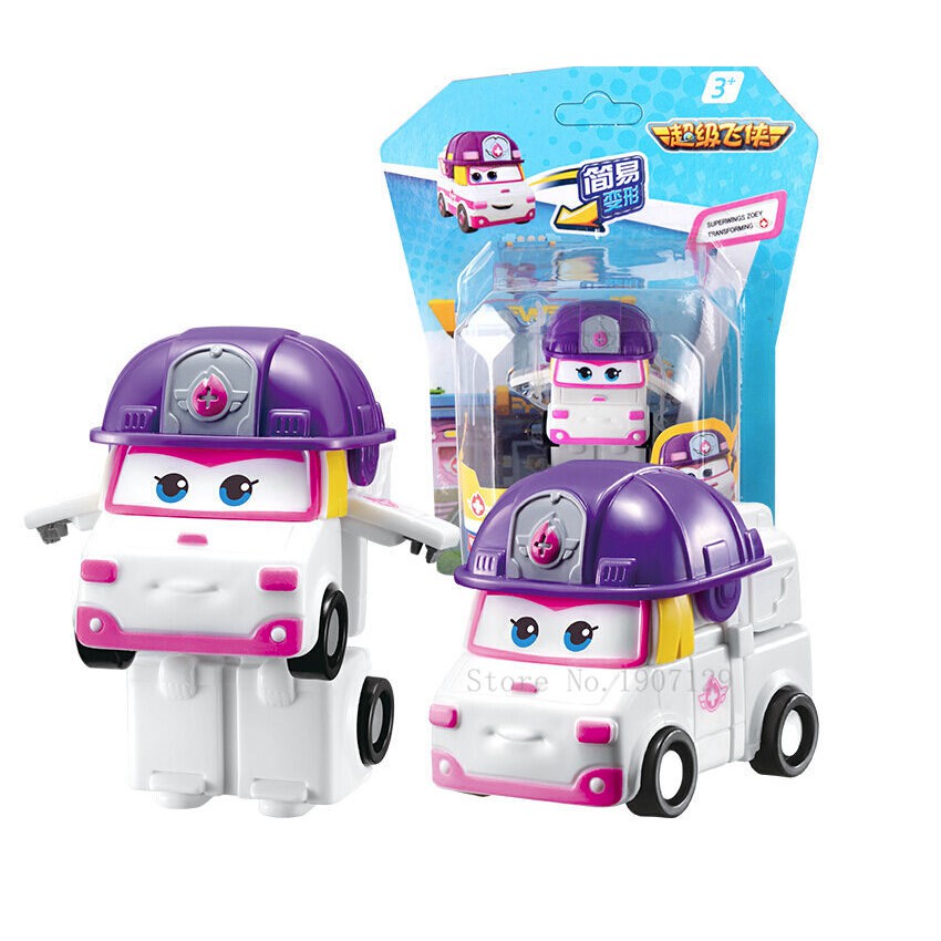 Mô hình Zoey Đội bay siêu đẳng Super Wings Robot biến hình máy bay mini - Đồ chơi trẻ em