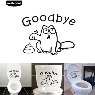 Nhãn dán trang trí nhà vệ sinh độc đáo