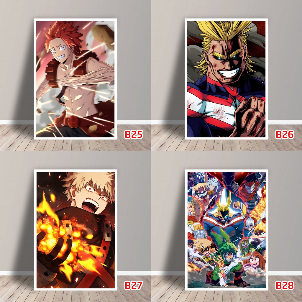Tấm Postcard Cao Cấp Anime Boku No Hero Academia
