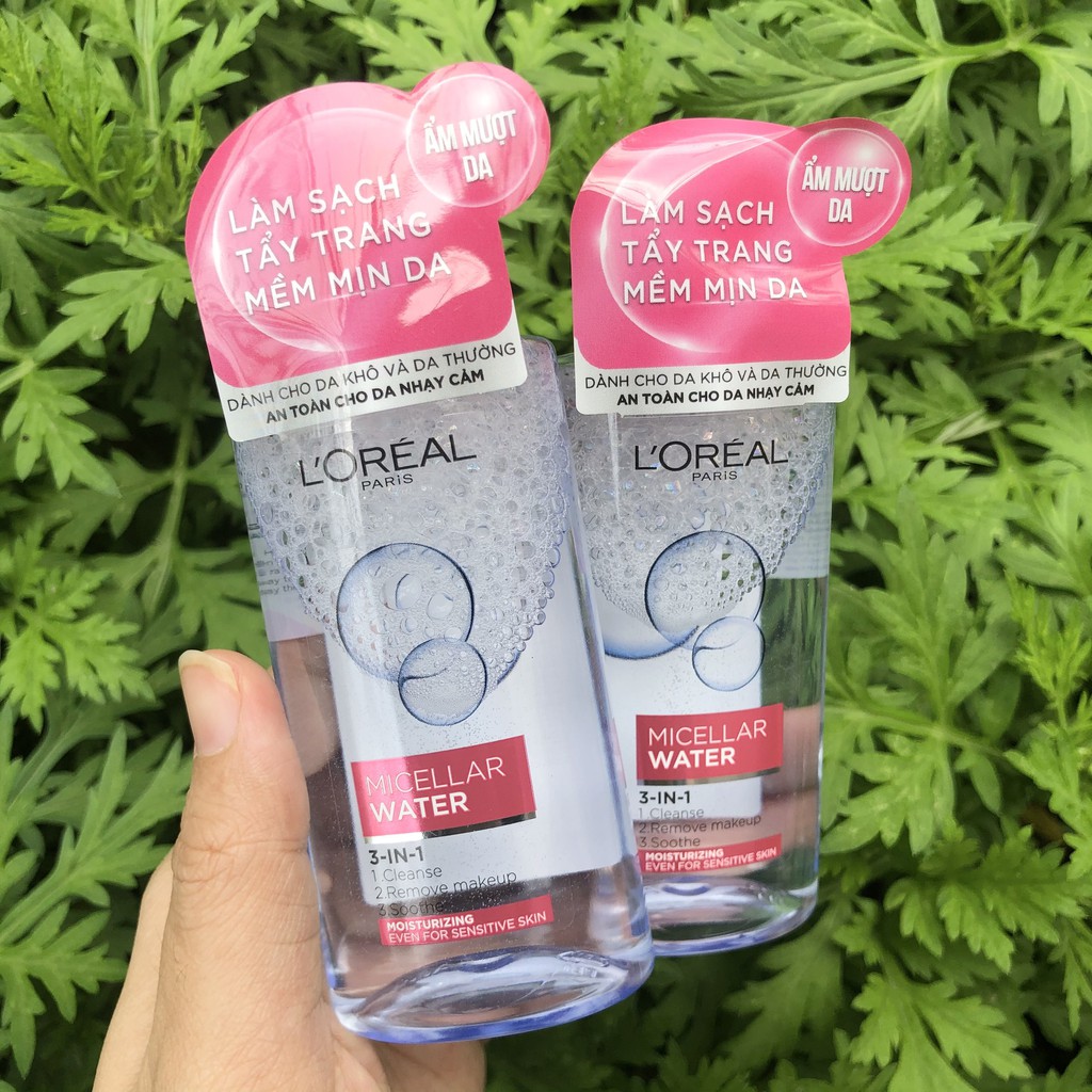 Nước tẩy trang Loreal - L'Oreal Paris 3-in-1 Micellar Water 95ml / 400ml