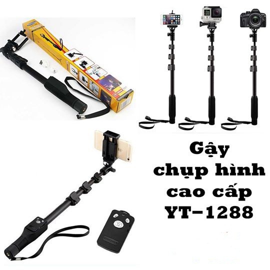 Gậy chụp ảnh cao cấp yt-1288 chính hãng không hài lòng trả lại hàng