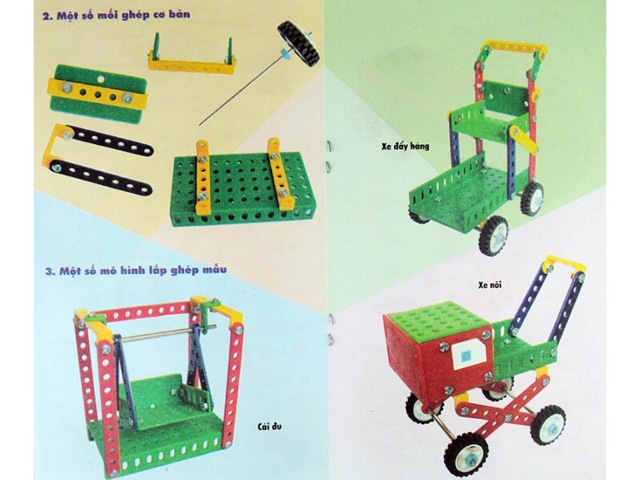 Bộ lắp ghép mô hình kĩ thuật lớp 4 chương trình mới